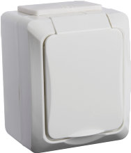 Stikkontakt UTP enkel m/jord 